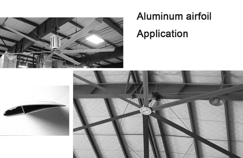 Deckenventilatorflügel aus extrudiertem Aluminium